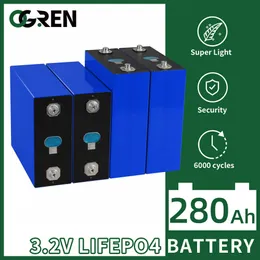 LiFePO4 280AH Batterie Pack 3,2 V 4/8/16/32PCS Lithium-Eisen Phosphat Zelle DIY 12V 24V 48V RV Golf Cart Boot Solar System Gabelstapler