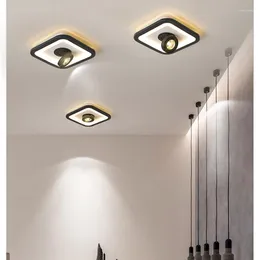 Tavan Işıkları Modern LED Işık Yatak Odası Ploakroom Koridor Balkonu Akrilik Lamba Armatürleri AC110-220V Plafondlamp