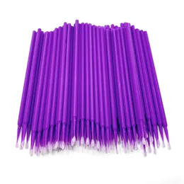 Bürsten 100PCS Einweg MicroBrush Make-Up Baumwolle Tupfer Mini Einzelne lash Applikatoren Mascara Pinsel Wimpern Verlängerung Maquillaje