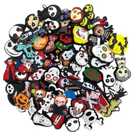 Charms Cartoon Skl Horror Movie Halloween Scary Shoe Bracelet Wristband Thriller Cool Party Gifts Garden Shoes Not Random Decoration Dhkz2