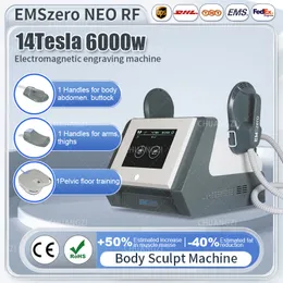 EMS EMSzero Neo 6000W 14Tesla Hi-emt Sculpt Machine NOVA 근육 자극기 살롱 용 바디 쉐이핑 마사지 장비
