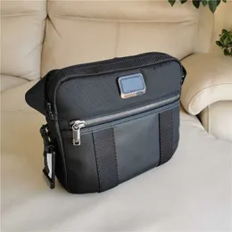 Tumii Men's Designer Bag Alpha Bravo Series Ballistic Nylon Casual Straddle Bag Alpha Shoulder Bag 232630 Tumiback