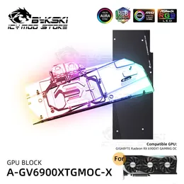 Cooling Bykski GPU Water Blocks for GIGABYTE Radeon RX 6900 XT Gaming OC ARGB VGA Block Water Cooling Video Cards Block AGV6900XTGMOCX