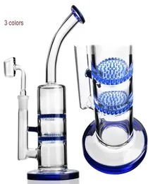 25 cm Hoge Percolator Waterleidingen Waterpijpen Dik Glas Water Bongs Roken Glazen Pijp Recycler Booreilanden met 14mm Joint8550987