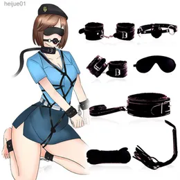 Seven Taiqile Sm Piece Set Binding Fun Toy Torture Equipment Training Women Adult Products GRID L230518