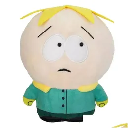 Filmy TV Pluszowa zabawka 20 cm South Park Toys Cartoon Doll Stan Kyle Kenny Cartman Poduszka Peluche Dzieci Dar urodzinowy Drop dostawa dhebn