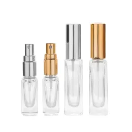 100pcslot 3ML 6ML 9ML Frasco de vidro Perfume Atomizador Parfum Spray Frasco Cosmético Frasco de Amostra Frascos Recarregáveis