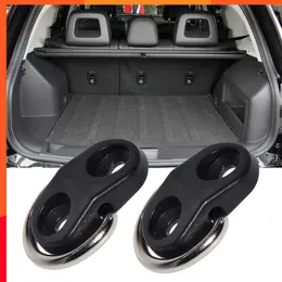 Nuovo 2pcs New Car Rear Trunk Boot Piano Cargo Net Tie Down Hook Ring Loop Hanging Fissaggi Tronco Rete per bagagli Gancio in metallo Tie Down Ring