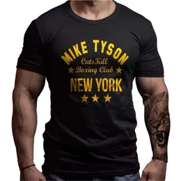 남성 티셔츠 Mike Tyson Boxing Custom Design 티셔츠. 여름면 O- 넥 짧은 슬리브 남성 T 셔츠 새로운 크기 S-3XL J230602