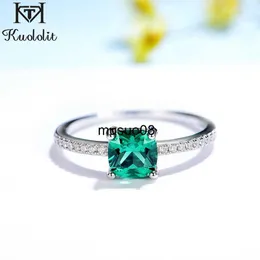 Bandringar Kuololit Diaspore Gemstone Rings for Women Girls Solid 925 Sterling Silver Wedding Engagement Topaz Emerald Sapphire Ring J230602