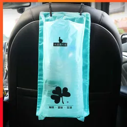 New 50 Pcs Car Biodegradable Disposable Self-Adhesive Trash Rubbish Holder Garbage Storage Bag For Auto Vehicle Office Kitchen