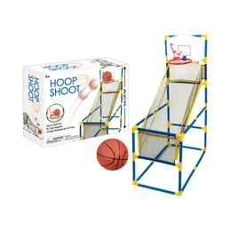 Çember Çekimi Katlanabilir Basketbol Seti - 18 25 inç monte edilmiş ürün genişliği