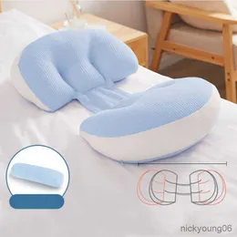 Подушки для беременных регулируем беременная женщина по талии, спящая подушка живот, поддерживающая U-образную обработку во время беременности