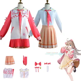 Anime Costumes Anime Virtual Idol Girl Group Diana Cosplay Come Young and Energetic Beautiful Girl Dress Uniform Cute Clothing Cosplay Z0602