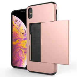 for iPhone XS MAX phone case XR card wallet 2-in-1 13 anti drop hard protective case