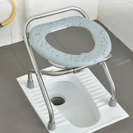 Altre forniture per servizi igienici da bagno Sedile pieghevole Vasino portatile Comodo comò per donne incinte Sgabello Anziani Squat 230601