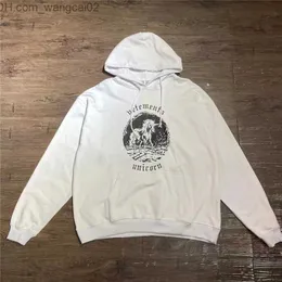 Herren Hoodies vetements Hoodie 2023fw Washed Pink Vetements Hoodie vetements T-Shirt Männer Frauen Nothing I Just Got Lucky Vintage Hooded Oversized VET Pullover Q6V3
