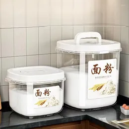 Bouteilles de stockage scellé seau de riz cuisine ménage pot étanche à l'humidité farine divers Grain boîte en plastique