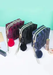 Taşınabilir Kozmetik Çanta Moda Sequin Glitter Organizatör Tutucu Küçük Makyaj Kılıfı Seyahat Depolama Güzellik Yıkama Fermuarı Kadın KIZ BOX1710092