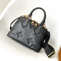 Designer Bag Womens Fashion Shell Bag #59822 Solid Color Prossed axelväska stor kapacitet Portabel handväska Multifunktionell crossbody väska