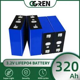 Lifepo4 320AH 280AH 200AH 105AH Bateria 3.2V Lithium ferro fosfato Solar Battery Pack 12V 24V 48V EV RV Barco Golf Carrinho Empilhadeira