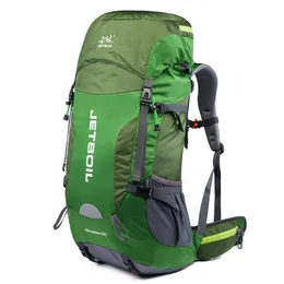Outdoor Bags 55L Outdoor Mountain Backpack Sports Leisure Travel Fashion Bag with Rain Cover Camping Equipment 230601