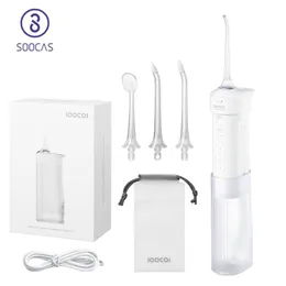 Toothbrush SOOCAS Drawable Portable Oral Irrigator W1 USB Typrc Rechargeable Water Flosser Drawable Structure Portable Dental Water Jet