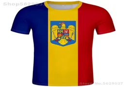 루마니아 티셔츠 DIY 맞춤형 이름 번호 ROM TSHIRT 국가 플래그 RO RONANA ROMANIA COUNTRY COLLEGE PRING PO CLOTHING 22074064758