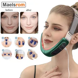 Massager FaceLift Device Slimming Therapy Vibration EMS Vface lifting Belt Facial Massage Lifting Chin Neck AntiWrinkle Beauty Machine
