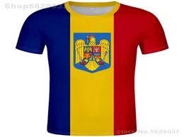 루마니아 T 셔츠 DIY 맞춤형 이름 번호 ROM TSHIRT 국가 플래그 RO RONANA COUNTRY COLLEGE PRING PO CLOTHING 22072831597