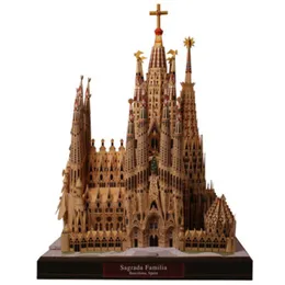 DIY Sagrada Familia Spain Craft Paper Model Architecture 3D DIY Education Toys Handmade Adult Puzzle Game Y190530232y