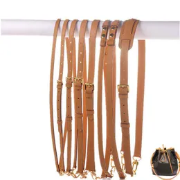 Bag strap 100% genuine leather tote handbag designer shoulder messenger belt oxidation cow accessory parts J0510282R