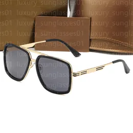 occhiali da sole firmati con occhiali da sole box 21604 per donna e uomo Hip hop Classici di lusso Fashion Matching Driving Beach shading Protezione UV occhiali polarizzati regalo