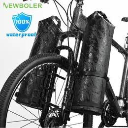 Panniers Bags BOLER Portable Waterproof Bike Fork Bag 3L 7L Electric Scooter Bicycle Front 230601
