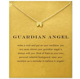 Gargantilla collares con tarjeta oro plata colgante collar para moda mujer joyería GUARDIAN ANGEL2535424