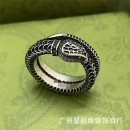 50% de descuento en joyas de diseñador, pulsera, collar, anillo, espíritu antiguo, serpiente, clásico, dominante, pareja de ancianos, anillo