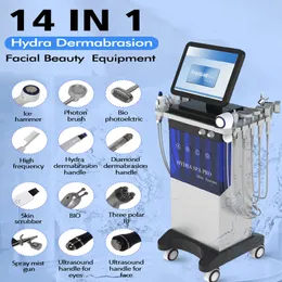 Water Oxygen Skin Care Whitening Facial Lifting Aqua Peeling Dermabrasion SPA Hydra Microdermabrasion Radio Frequency Ultrasound Beauty Instrument