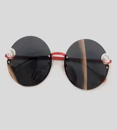 Retro round sunglasses women039s high quality UV glasses summer 2022 New Pearl Sunglass Women039s UV400 with box 21837041133