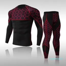 Altri articoli sportivi da uomo maschile biancheria intima termica set sport sport secco rapido a secco da compressione da compressione per tracce camicie strette sport tute