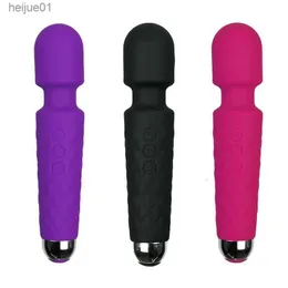 Sex Toy Massager Vibrador Carregamento Forte Vibração Av Bastão Vibratório Feminino Masturbação Massagem Produtos Adultos L230518