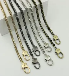 7mm120cm Metal Chains crossbody bag For Bag Purse Chain Buckles One Shoulder Strap Bags Belt Bagage Accessories1720926