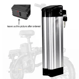 Bateria Silver Fish Ebike 24V 36V 48V 60V 10Ah 12Ah 15Ah 20Ah 30Ah para G-Hybrid City Bike Folding Bike E-bike Baterias