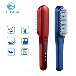 Relaxation Hair Growth Comb RF Red Blue Light Electric Laser Anti Hair Loss Treatment EMS Vibration Scalp Massage Hair Brush Relax Scalp