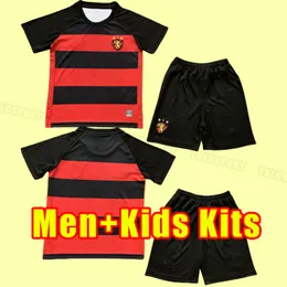 Men Kids 23 24 Sport Club Do Recife Soccer Courseys 2023 2024 Man Terts Hernane Maidana Thiago Neves Football Shirt Camisa de Leao Home Red Away