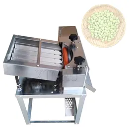 Automatic Hairy Bean Sheller Peeling Machine 50Kg/h Small Green Bean Pea Peeler Shelling Machines