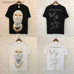 T-shirt da uomo manica corta IH NOM UH NIT Mask T Shirt Summer Tee Uomo Donna Alta qualità Pearl Man Print Graphic T-shirt casual Top all'ingrosso T230602