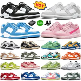 Sneakers dunksb low man woman running shoes SB White Black Panda Green blue pink UNC University Red Vintage Navy Triple Pink Foam Chunky Dunky Trainers