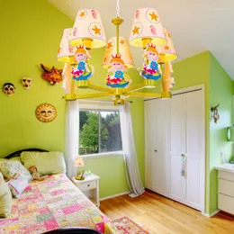 Chandeliers Cartoon Kids Light Led Beside Toys Pendant Lamp Room Night For Children Bedroom Hanging Head