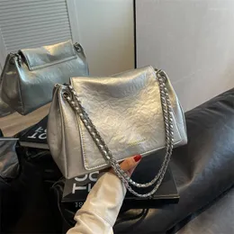 Evening Bags Fashion Chain Shoulder Messenger For Women 2023 Designer Leather Crossbody Bag High-capacity Female Handbags And Purses