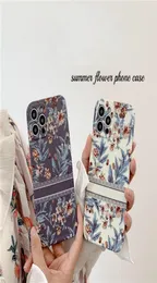 Phone Case Designers IPhone 13 Pro Max Cell Phone Cases For 12 11 XR X XS 7 8 Plus Fashion Letter D flower Phones Cover 21122151XS9005640